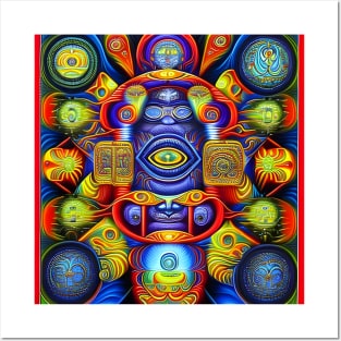 Dosed in the Machine (32) - Trippy Psychedelic Art Posters and Art